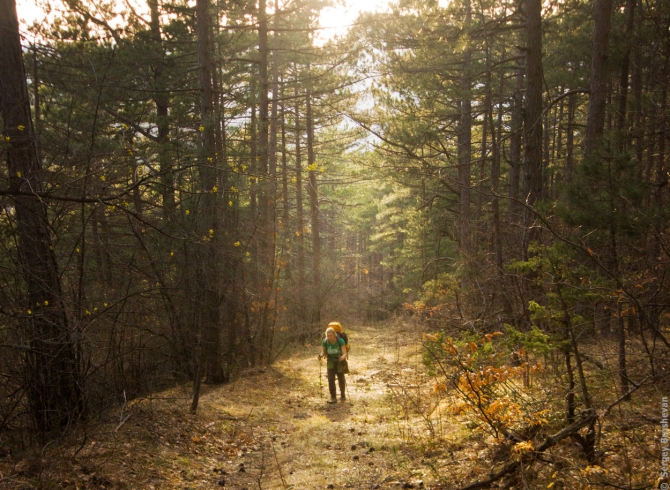 Крымская зима, 2 дня в походе - рассвет и звезды (Горный туризм, пвд, фото, ялта, яйла, айпетринская яйла, таракташская тропа)