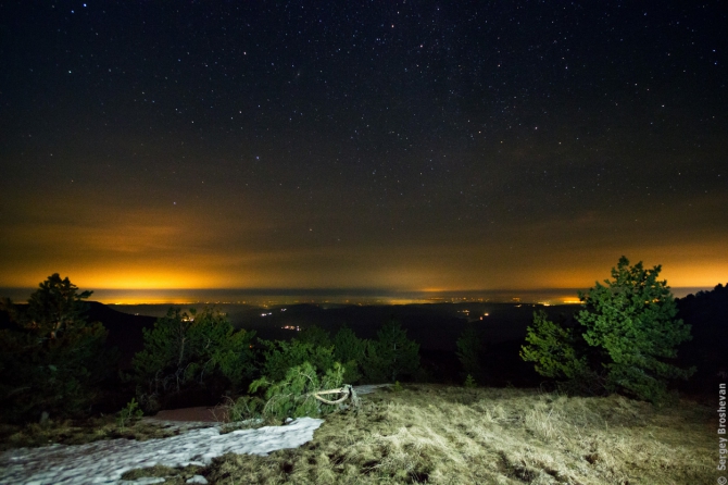 Крымская зима, 2 дня в походе - рассвет и звезды (Горный туризм, пвд, фото, ялта, яйла, айпетринская яйла, таракташская тропа)