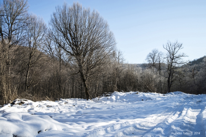 Новогодняя прогулка на Тхач. (Горный туризм)