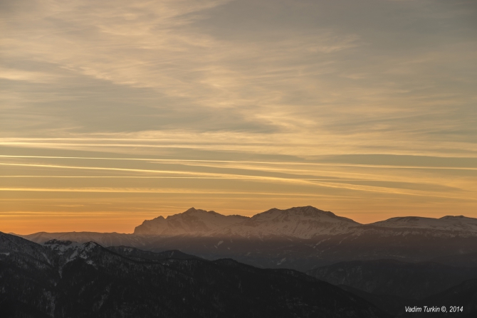 Новогодняя прогулка на Тхач. (Горный туризм)