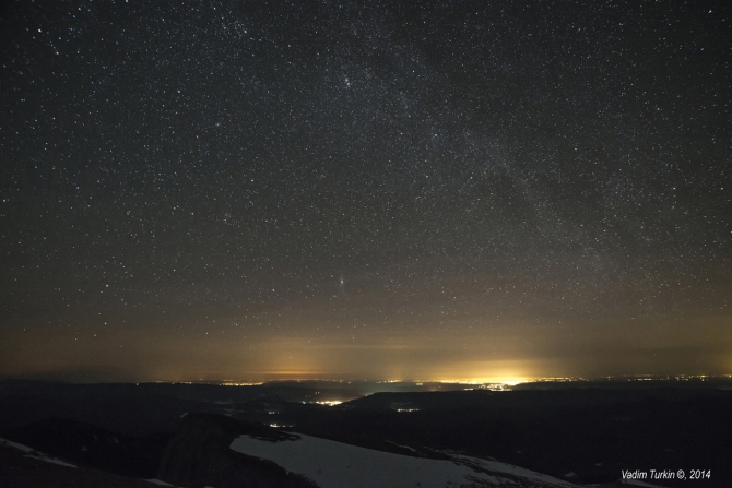Новогодняя прогулка на Тхач. (Горный туризм)