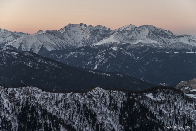 Новогодняя прогулка на Тхач. (Горный туризм)