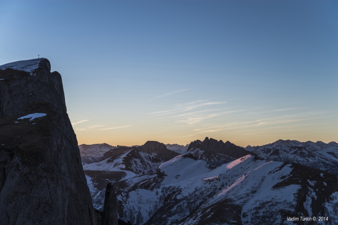 Новогодняя прогулка на Тхач. (Горный туризм)