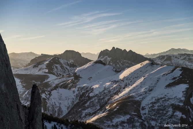 Новогодняя прогулка на Тхач. (Горный туризм)