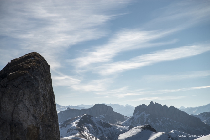 Новогодняя прогулка на Тхач. (Горный туризм)