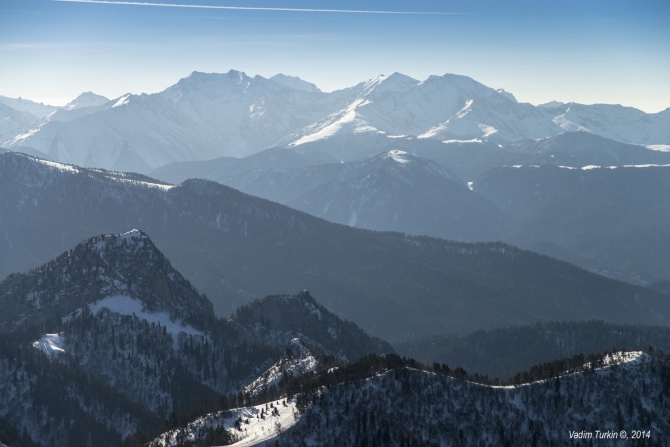 Новогодняя прогулка на Тхач. (Горный туризм)