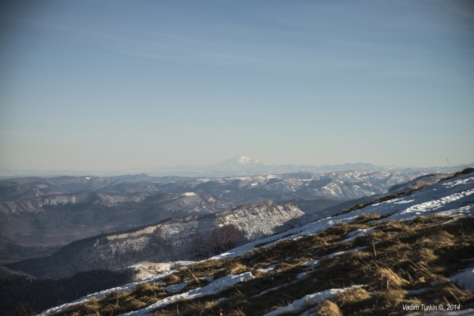 Новогодняя прогулка на Тхач. (Горный туризм)