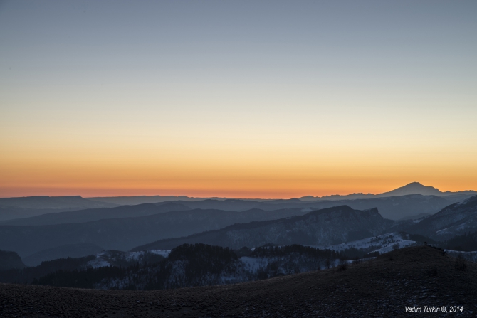 Новогодняя прогулка на Тхач. (Горный туризм)