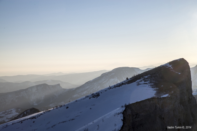 Новогодняя прогулка на Тхач. (Горный туризм)