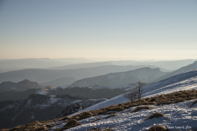 Новогодняя прогулка на Тхач. (Горный туризм)