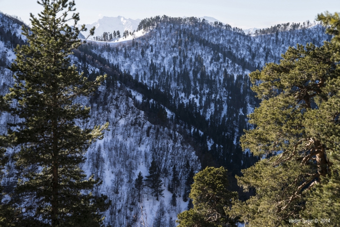 Новогодняя прогулка на Тхач. (Горный туризм)