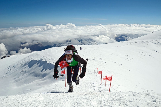 Интервью на вершине Эльбруса (Скайраннинг, red fox elbrus race, скайраннинг. эльбрус)