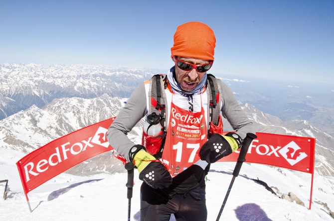Интервью на вершине Эльбруса (Скайраннинг, red fox elbrus race, скайраннинг. эльбрус)