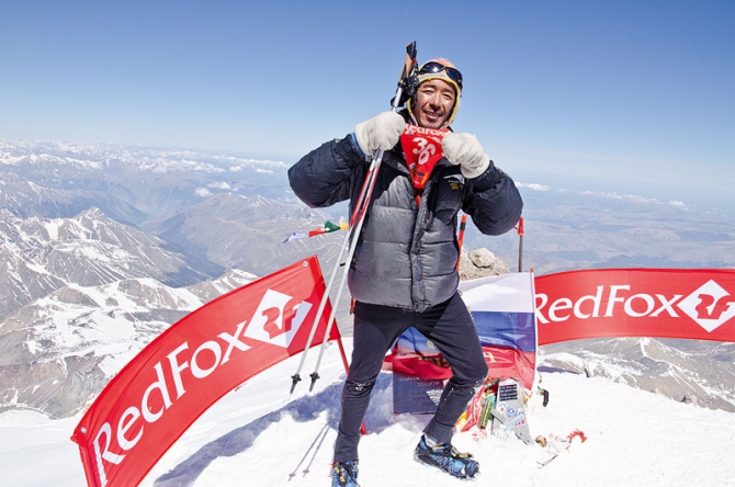 Интервью на вершине Эльбруса (Скайраннинг, red fox elbrus race, скайраннинг. эльбрус)