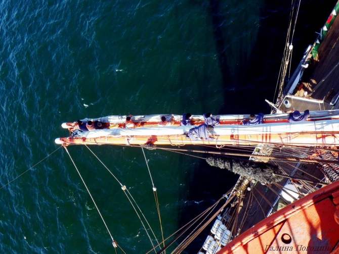 Будни матроса на барке "Седов" (Вода, барк седов)