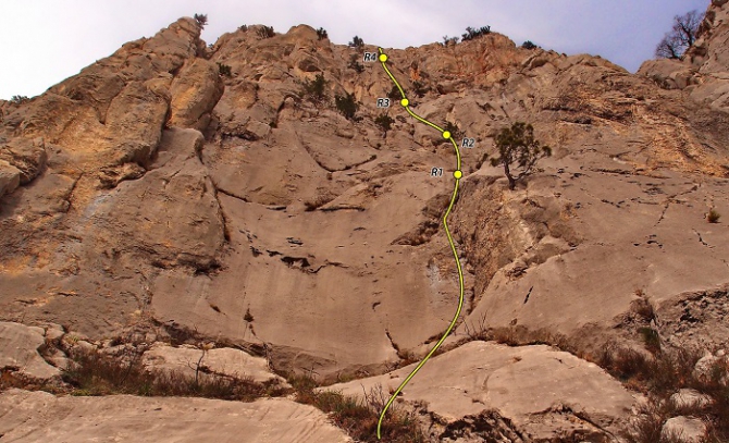 "Ночной дозор". Новый маршрут на Алупкинской (Альпинизм, алупкинская, пугачев, крым, первопроход, загирняк)
