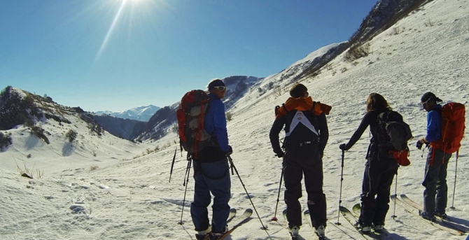 5-дневный скитур курс в Гудаури / модуль ski-tour-1 RMGA (фоторепорт, Горные лыжи/Сноуборд, григорий минцев, федор фарберов, caa, лавинные курсы, школа гидов, грузия, обучение, алекс кузмицкий)