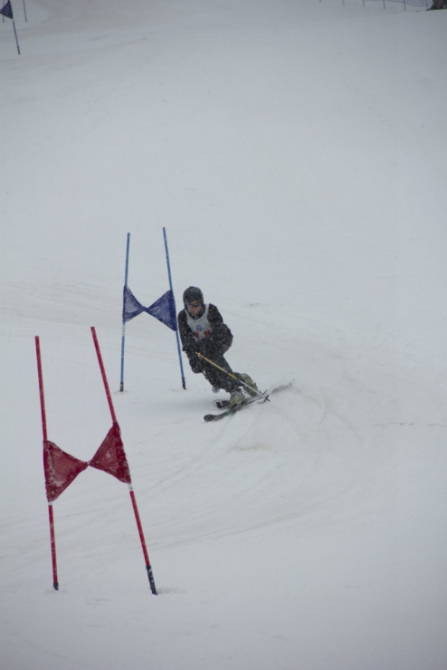Соревнования по телемарку в Москве (Ски-тур, слалом)