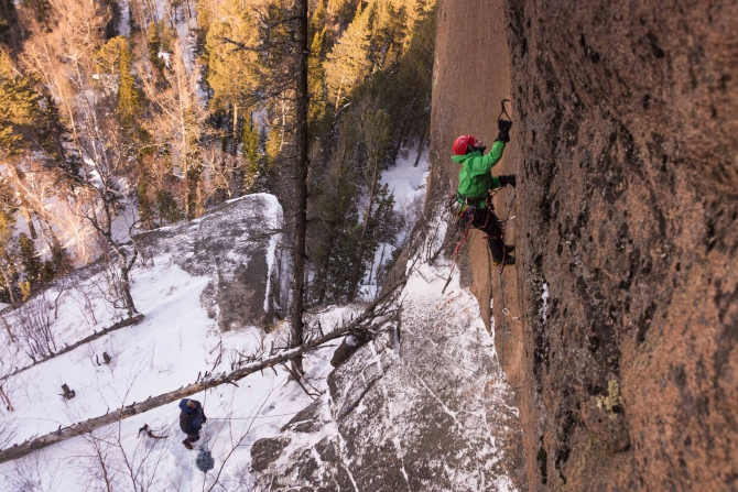Красноярские Столбы - "ИТО must go on!" (Альпинизм, тд абалаковский, марина попова, школа ито на столбах, денис прокофьев, нпф баск, красноярцы)