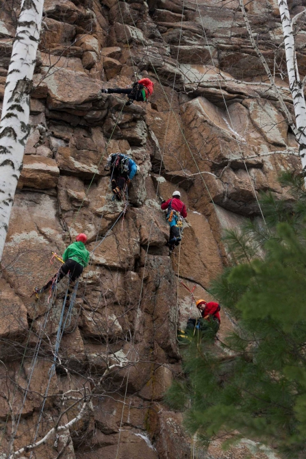 Красноярские Столбы - "ИТО must go on!" (Альпинизм, тд абалаковский, марина попова, школа ито на столбах, денис прокофьев, нпф баск, красноярцы)