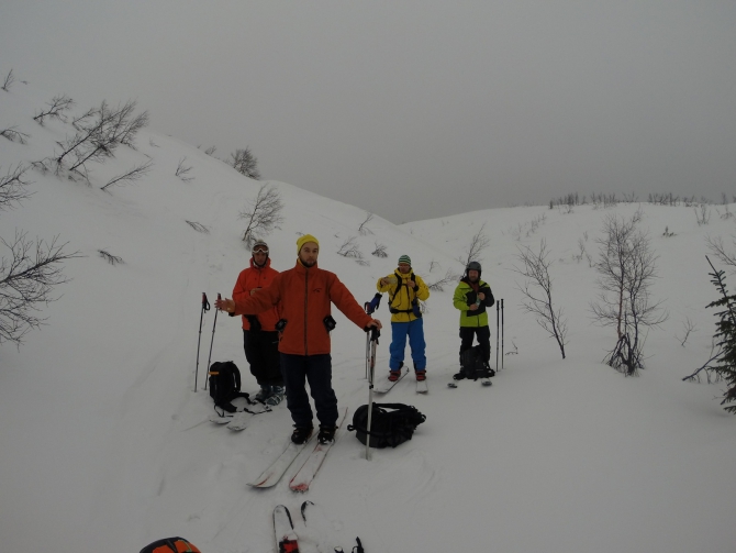 Расширенный лавинный курс mountschool.ru в Хибинах. (Бэккантри/Фрирайд, школа лавинной безопасности, веденин, хибины)