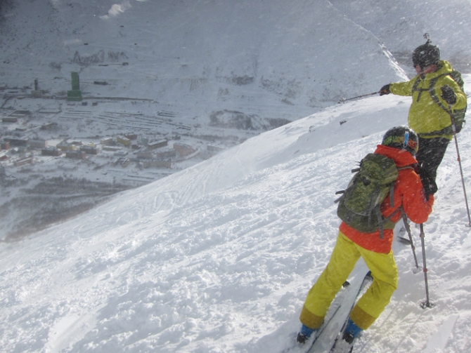 Расширенный лавинный курс mountschool.ru в Хибинах. (Бэккантри/Фрирайд, школа лавинной безопасности, веденин, хибины)
