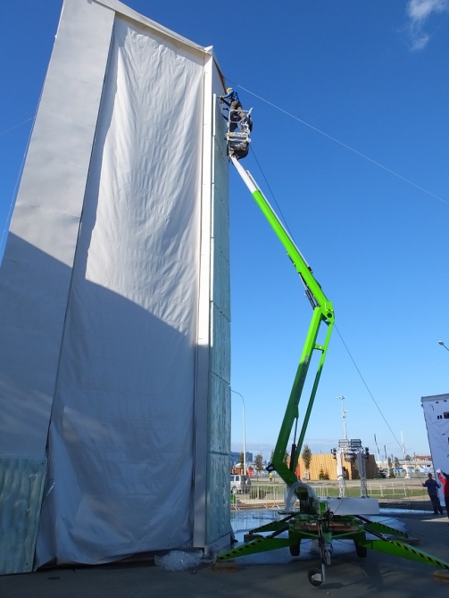 Олимпийская Сосулька. Взгляд изнутри... (Ледолазание/drytoolling, фестиваль ледолазания в сочи)