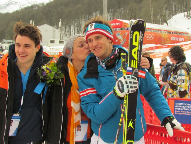 МАТТИАС МАЙЕР - победитель в скоростном спуске на Олимпиаде в Сочи 2014, глазами Агеевой Евгении - судьи на трассе, Горные лыжи/Сноуборд, олимпийские игры, горные лыжи)