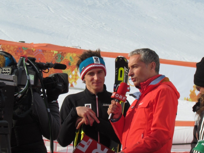 МАТТИАС МАЙЕР - победитель в скоростном спуске на Олимпиаде в Сочи 2014, глазами Агеевой Евгении - судьи на трассе, Горные лыжи/Сноуборд, олимпийские игры, горные лыжи)