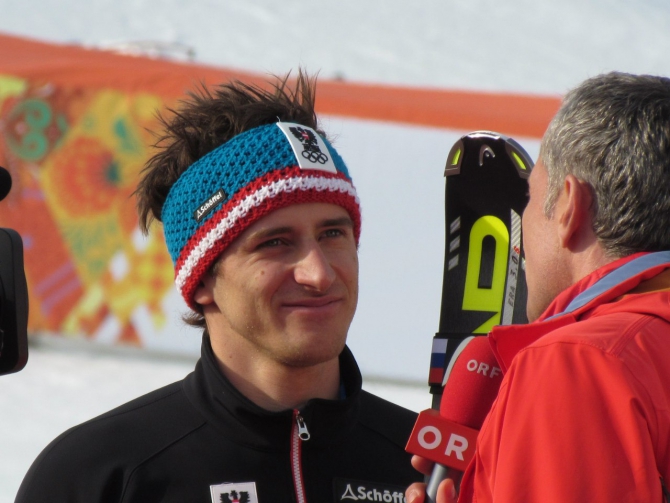 МАТТИАС МАЙЕР - победитель в скоростном спуске на Олимпиаде в Сочи 2014, глазами Агеевой Евгении - судьи на трассе, Горные лыжи/Сноуборд, олимпийские игры, горные лыжи)