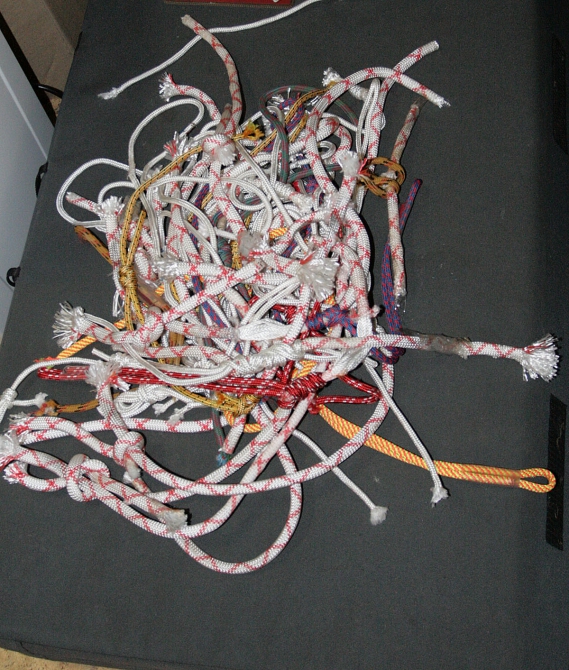 Испытания различных вариантов схватывающих узлов. Часть 1 и Часть 2 (Альпинизм, схватывающие узлы, веденин, mountschool.ru)