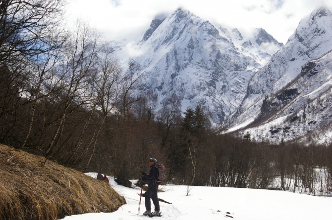 Ски-тур в Домбае (Горный туризм, домбай, губанов)