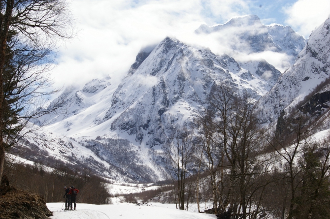 Ски-тур в Домбае (Горный туризм, домбай, губанов)