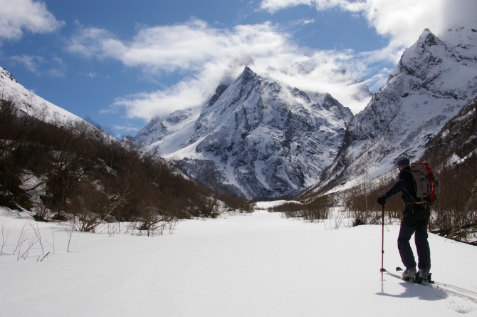 Ски-тур в Домбае (Горный туризм, домбай, губанов)