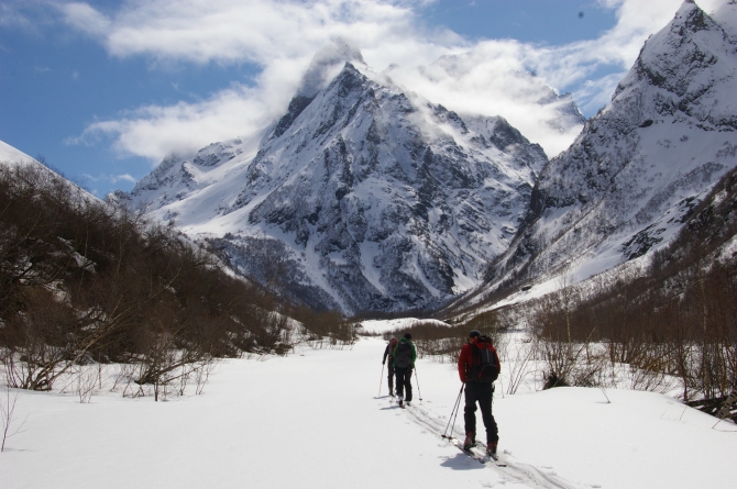 Ски-тур в Домбае (Горный туризм, домбай, губанов)