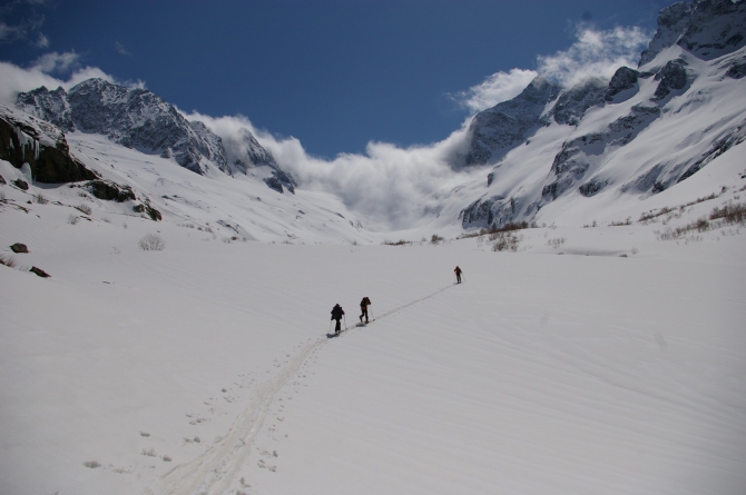 Ски-тур в Домбае (Горный туризм, домбай, губанов)