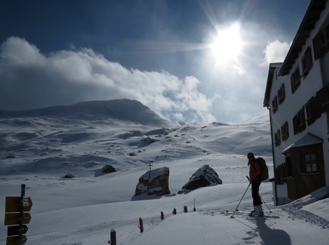Дом инвалидов на лыжах.. (Ски-тур, школа альпинизма, мюнхен, приключения, австрия, скитур, альпы)
