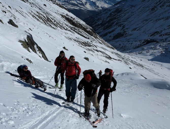 Дом инвалидов на лыжах.. (Ски-тур, школа альпинизма, мюнхен, приключения, австрия, скитур, альпы)