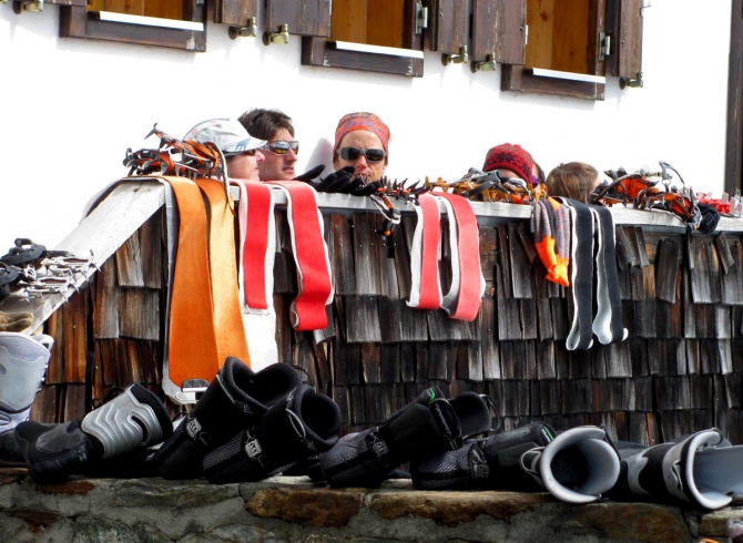 Дом инвалидов на лыжах.. (Ски-тур, школа альпинизма, мюнхен, приключения, австрия, скитур, альпы)