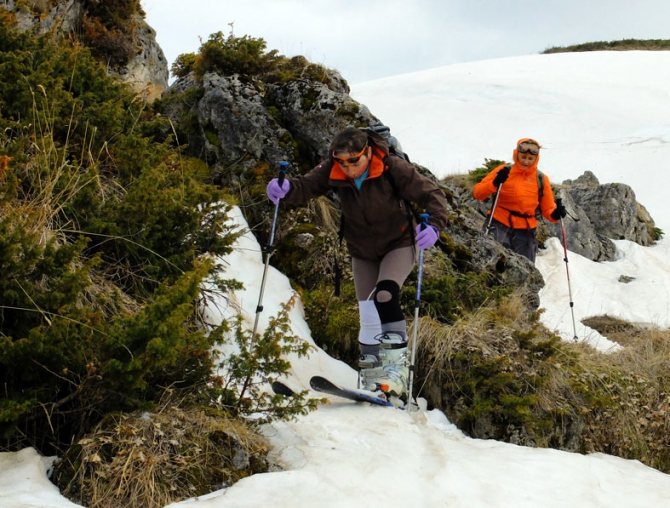 Как на Лагонаки девушки пипсами мерялись (Бэккантри/Фрирайд, бэккантри, оштен)