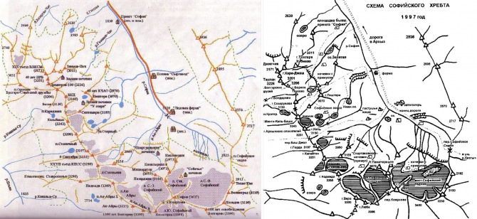Вершины Софийского хребта (Альпинизм, архыз, альпинизм)