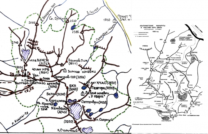Вершины Софийского хребта (Альпинизм, архыз, альпинизм)