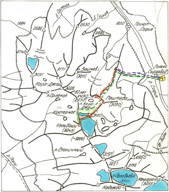 Вершины Софийского хребта (Альпинизм, архыз, альпинизм)