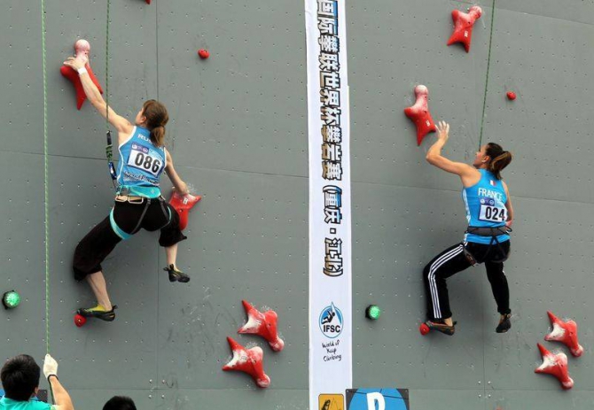 Мария Красавина: нужно совершенствовать стартовую площадку (Скалолазание, чунцин, китай, кубок мира, скорость, баку, юлия каплина, уцзян)