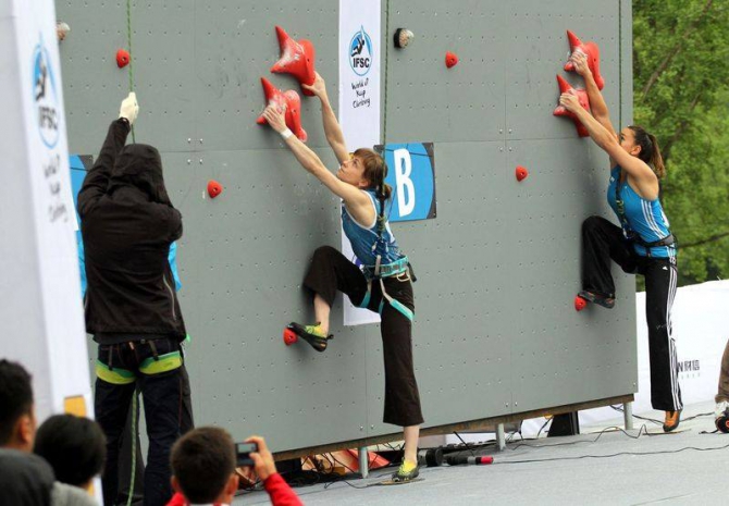 Мария Красавина: нужно совершенствовать стартовую площадку (Скалолазание, чунцин, китай, кубок мира, скорость, баку, юлия каплина, уцзян)