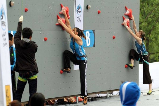 Мария Красавина: нужно совершенствовать стартовую площадку (Скалолазание, чунцин, китай, кубок мира, скорость, баку, юлия каплина, уцзян)