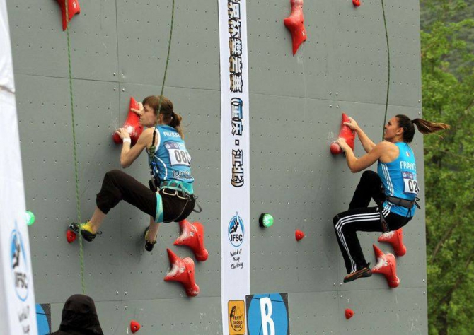 Мария Красавина: нужно совершенствовать стартовую площадку (Скалолазание, чунцин, китай, кубок мира, скорость, баку, юлия каплина, уцзян)