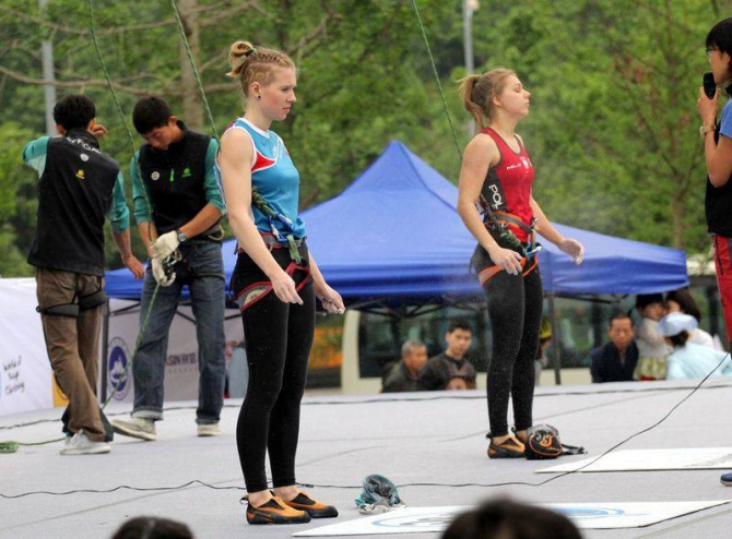 Юлия Каплина: приятное начало года! (Скалолазание, мария красавина, чунцин, китай, кубок мира, скорость, баку, уцзян)