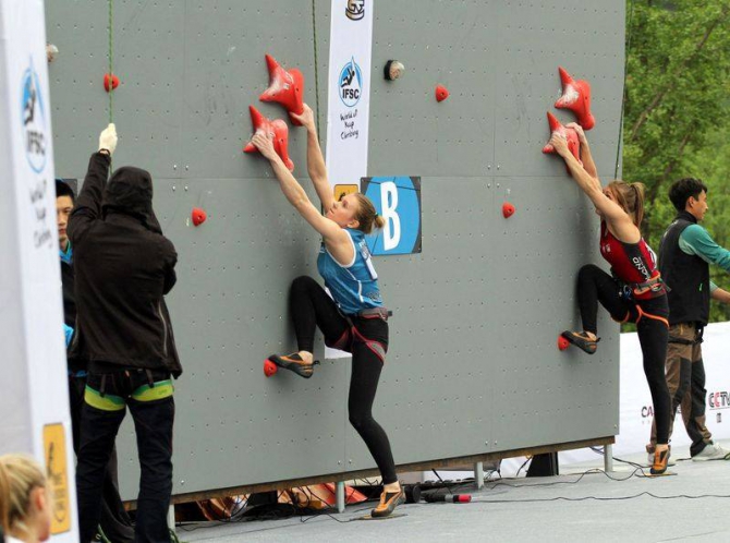 Юлия Каплина: приятное начало года! (Скалолазание, мария красавина, чунцин, китай, кубок мира, скорость, баку, уцзян)