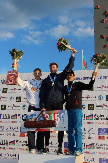 Евгений Вайцеховский: мне по душе старт как в "Формуле-1" (Скалолазание, баку, чунцин, кубок мира, скорость, азербайджан, китай, башкортостан)